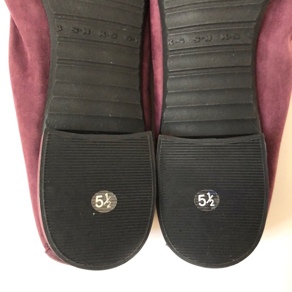 Kennel & Schmenger German Designer Flats Purple Leather Ballet 5.5 EU / 8 - Picture 3 of 9